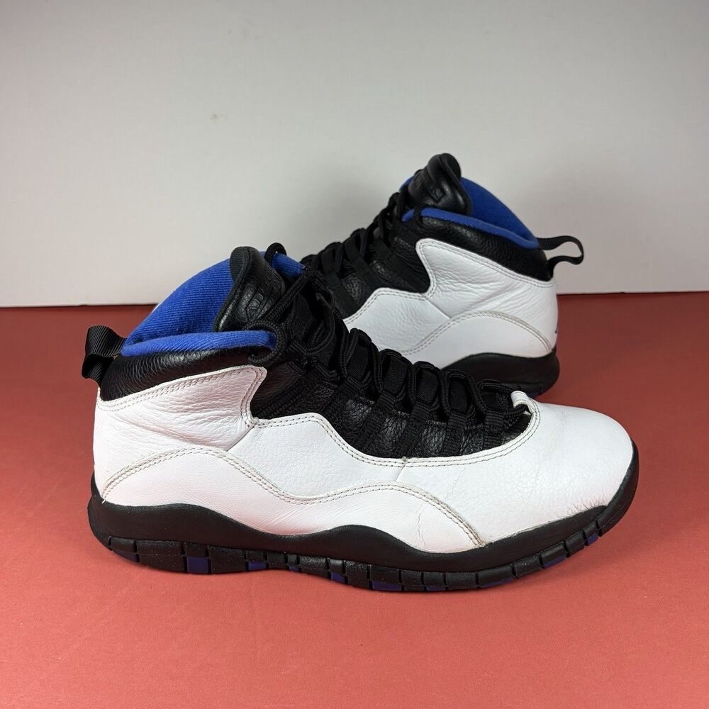 Nike Air Jordan 10 Retro Orlando 2018 White Blue 310805-108 Men's Size 10.5